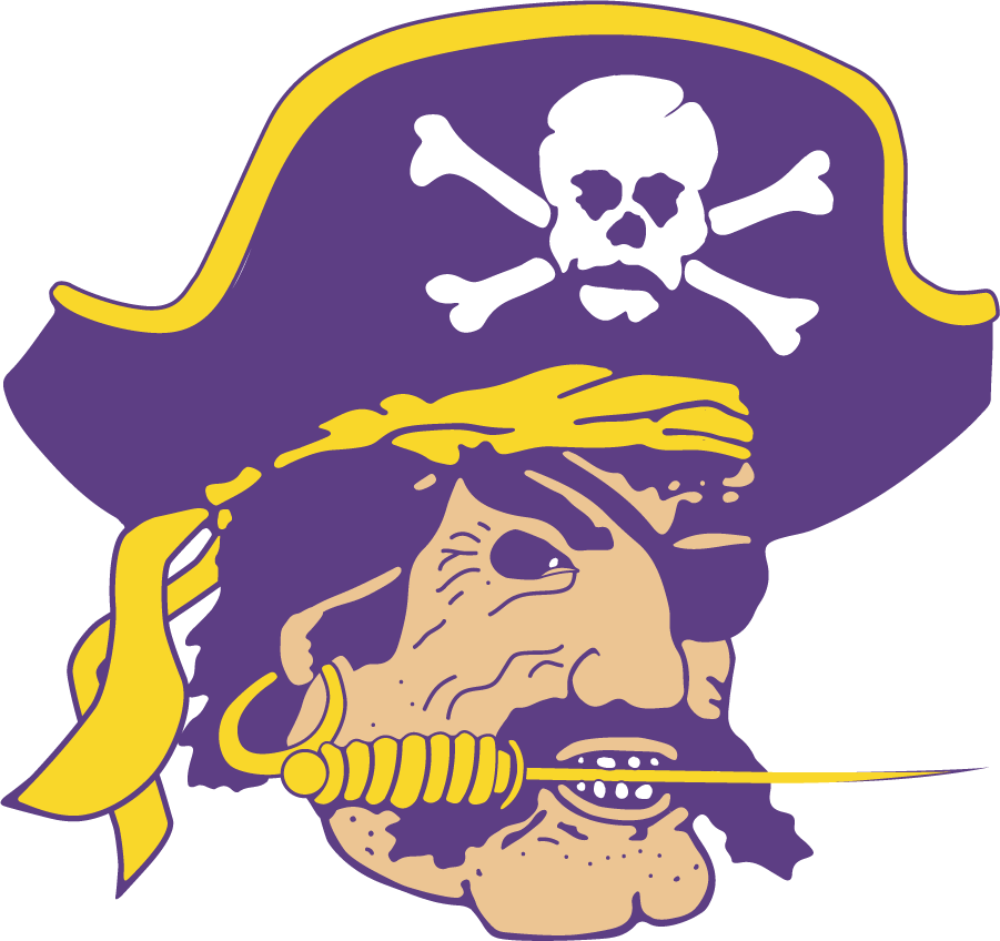 East Carolina Pirates 1980-1983 Primary Logo diy iron on heat transfer